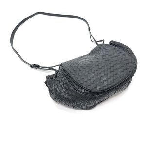 Bottega Veneta black cross body handbag